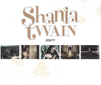 Dont Shania Twain single cover art