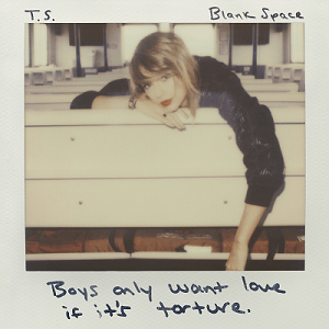Taylor Swift Blank Space Official Single Cover
